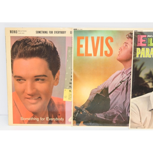 538 - Elvis Presley vinyl records - 3 LPs, 4 EPs, 6 x 7