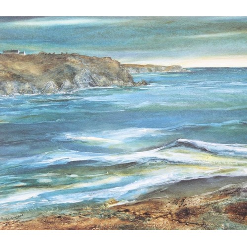 431 - Gillian McDonald (British XX-XXI) Limited edition print entitled 'Breaking Waves', signed lower righ... 