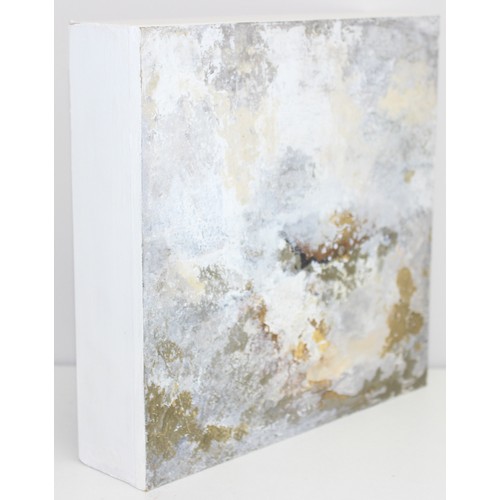 579 - Rachel Plummer - 2 artworks to include a large contemporary abstract oil on board, signed verso, app... 