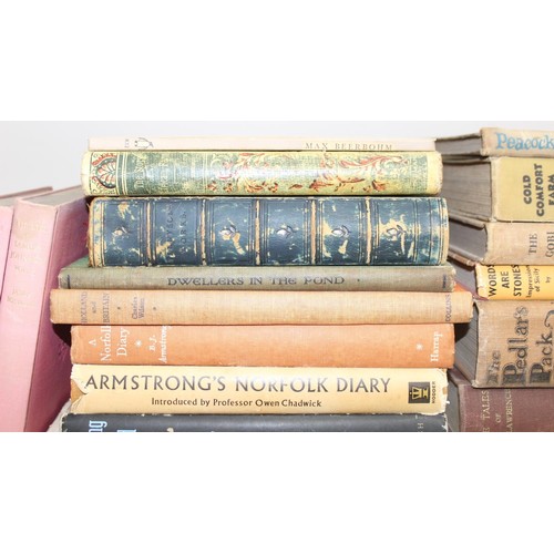 658 - Qty of assorted interesting books to incl Waterton's Wanderings in South America 1905, Virginia Wool... 