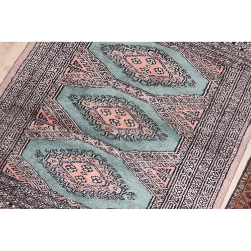 204 - 3 vintage rugs to inc a runner, largest approx 180cm x 63cm