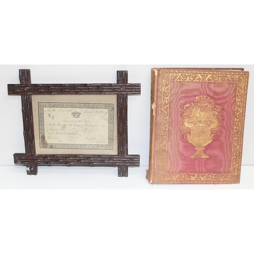 661 - Wellington (Arthur Wellesley, first Duke of, army officer and prime minister, 1769-1852), a framed t... 