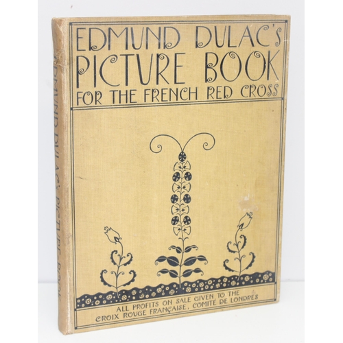 668 - An early edition of Edmund Dulac's Picture Book for the French Red Cross, with coloured plates, publ... 