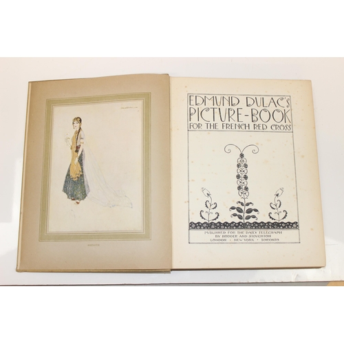 668 - An early edition of Edmund Dulac's Picture Book for the French Red Cross, with coloured plates, publ... 