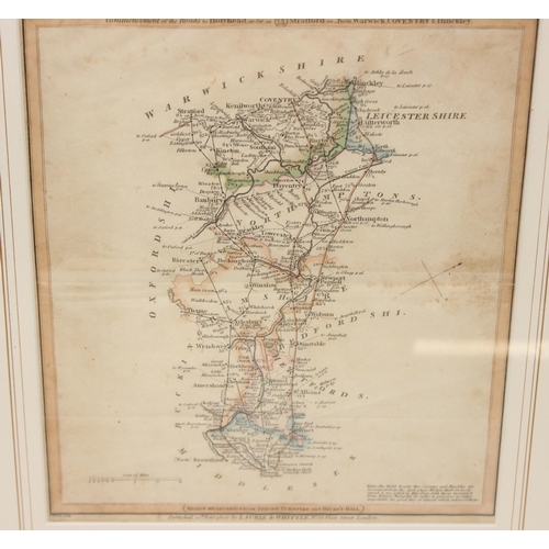 570 - 2 antique maps, one of Cornwall, a road map published by Laurie & Whittle of Tyburn Turnpike to Hinc... 