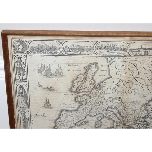 610 - John Speed (1552-1629), a 17th century map entitled 