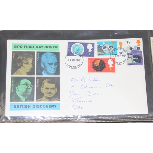 669 - Large qty of assorted FDC stamps in albums