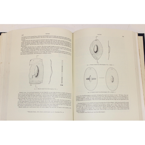 671 - Britannia - A Journal of Romano-British & Kindred Studies, 16 book volumes in half leather binding, ... 