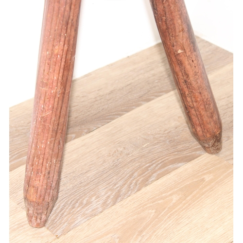 193 - 4 assorted stools, 2 rustic wooden, one with seagrass top and the other with buttoned red velvet uph... 