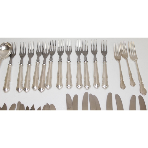 1044 - Qty of Harrison Bros & Howson Ltd silver-plated flatware, approx 3.5kg gross