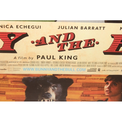 481 - Large film poster for 'Bunny And The Bull' from the Director of The Mighty Boosh, in glazed frame, a... 