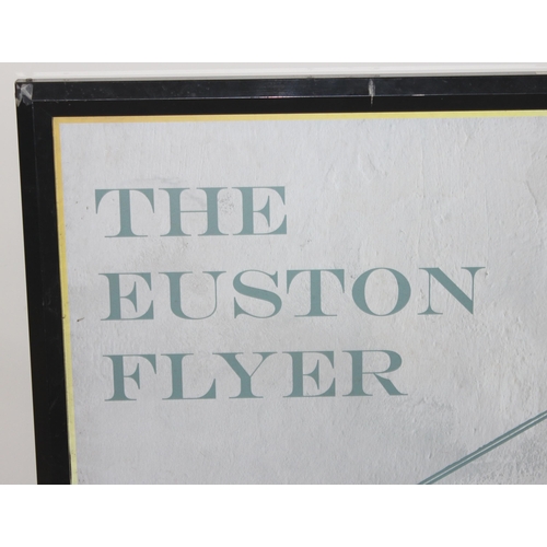 515 - Large vintage double-sided sign for The Euston Flyer, public house in Euston Road, London, mounted i... 