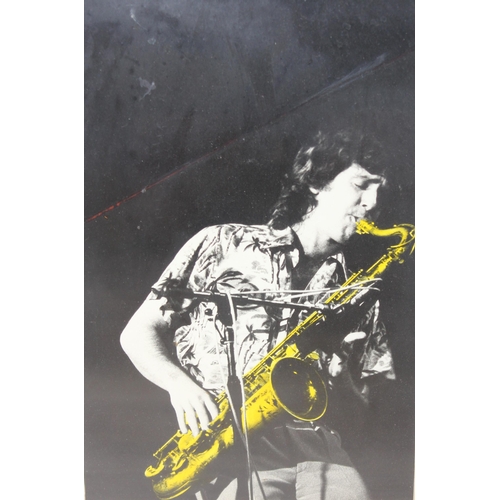 529 - Limited edition print (1/21) of 'Jay' Jay Beckenstein, saxophonist for the band Spyro Gyra, signed M... 