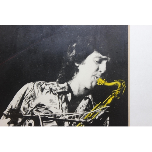 529 - Limited edition print (1/21) of 'Jay' Jay Beckenstein, saxophonist for the band Spyro Gyra, signed M... 