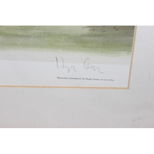 621 - Sir Hugh Casson (1910-1999), signed limited edition pint of King's College Backs, Cambridge, signed ... 