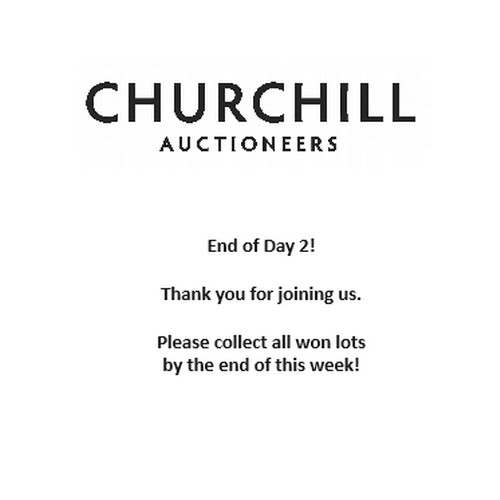 2000 - Thank you for bidding today! 

Next sale is on 2nd & 3rd September 

Please collect your purchased l... 