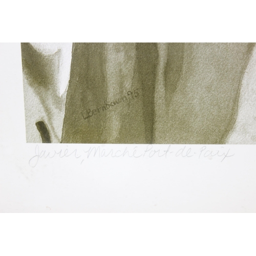 516A - Limited edition (125/285) print entitled 'Javier, Marche Port-de-Paix' signed in pencil by the artis... 