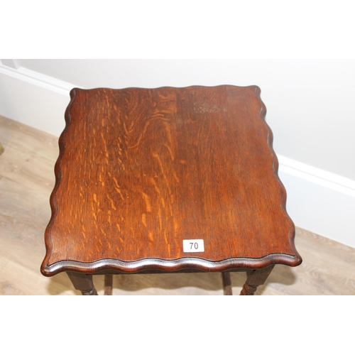 70 - A vintage sewing box table or stool with upholstered top and contents, an unusual early 20th century... 