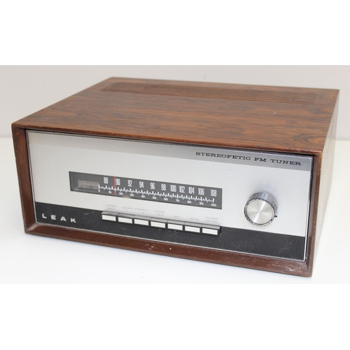 762 - 4 assorted radio and hi-fi items to inc KB Radio, Leak Stereofetic FM Tuner, Sansui Stereo Tuner Amp... 