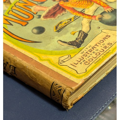 666 - Mixed lot of antique and later children's books, to incl Banjo The Puppy, Robinson Crusoe, The Pied ... 