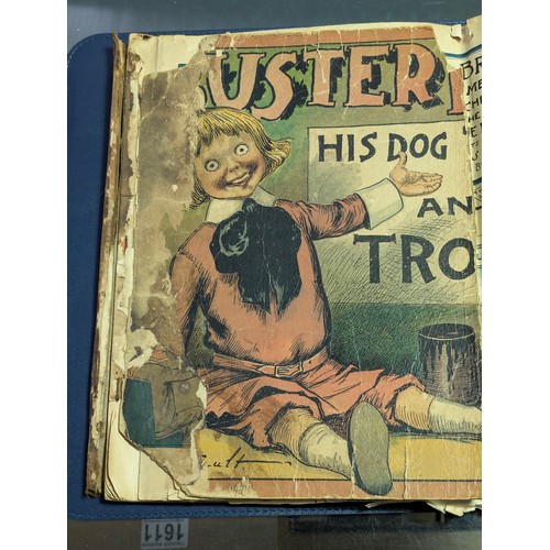 666 - Mixed lot of antique and later children's books, to incl Banjo The Puppy, Robinson Crusoe, The Pied ... 