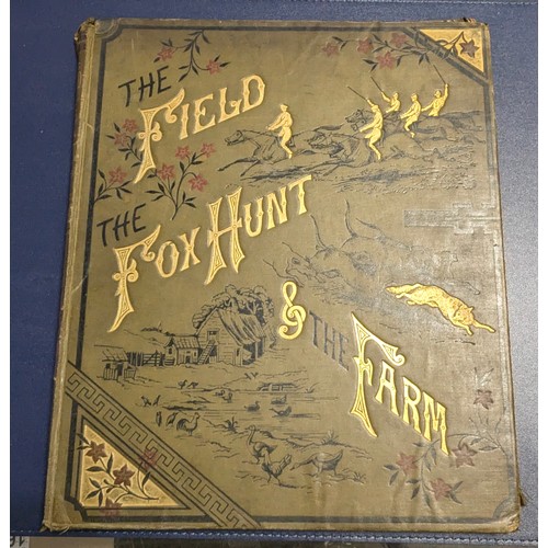 667 - 3 antique and later books to incl The Field, The Fox Hunt & The Farm, Rubaiyat of Omar Khayyam, and ... 