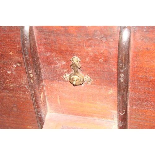 32 - Antique mahogany occasional table with shaped top, approx 68 x 68 x 73cm tall and a 19th century mah... 