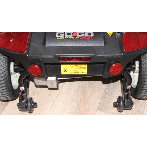 2 - Go-Go Elite Traveller Sport mobility scooter with key and charger, currently running