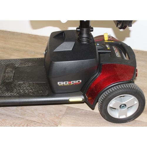 2 - Go-Go Elite Traveller Sport mobility scooter with key and charger, currently running