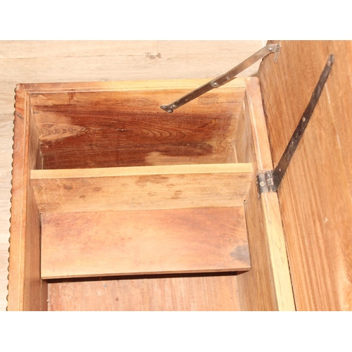 5 - A vintage brass studded hardwood Zanzibar chest, profusely decorated with brass studs, likely early ... 