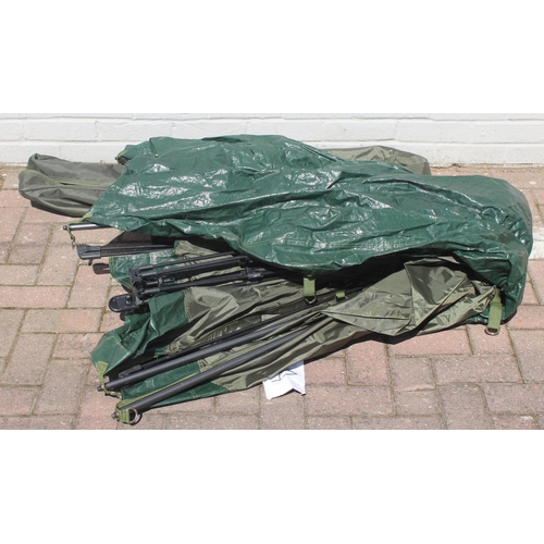 748 - T.F Gear force 8 Speedlite 1 man bivvy tent and a Dry-Line medium sized camouflage suit