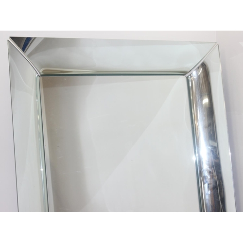 350 - Philippe Starck for Fiam Italia, a large Caadre range wall mirror, approx 195cm x 105cm