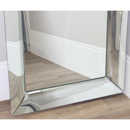 350 - Philippe Starck for Fiam Italia, a large Caadre range wall mirror, approx 195cm x 105cm