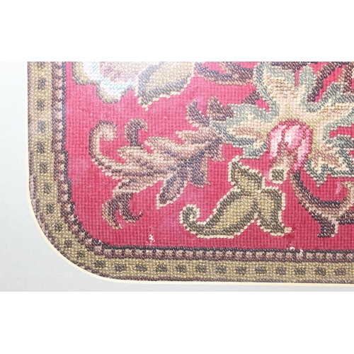 378 - A pair of framed Victorian beadwork panels, the largest approx 69cm x 35cm inc frame