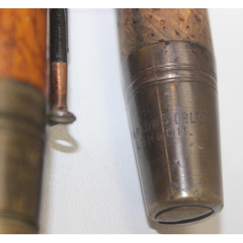 708 - Split cane C. Farlow & Co Ltd 3 piece fly fishing rod (2 tip sections), the tip sections fit into a ... 