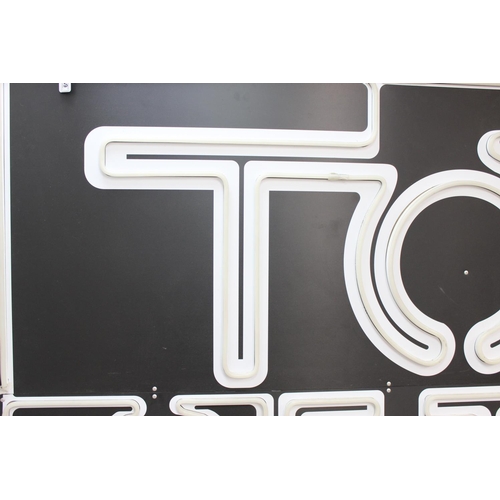 389 - Top of the Pops - a large illuminated sign of neon form but with LED fittings, per verbum made for a... 