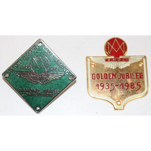 738 - Qty of assorted vintage enamel and other motor racing related badges and plaques, 1980's and onwards... 