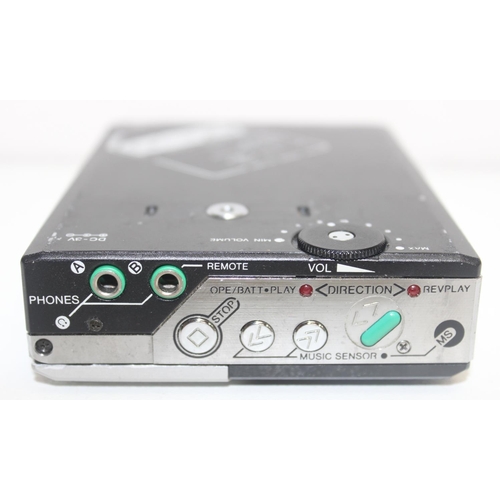 766 - 3 vintage audio devices to include Sony cassette corder TCM-150, Sanyo cassette player M-G11 and an ... 