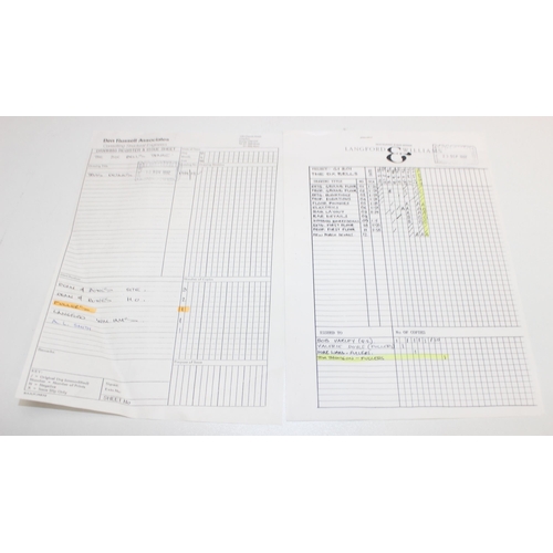 411 - Of local interest, qty of assorted architectural drawings and plans relating to the Six Bells pub in... 