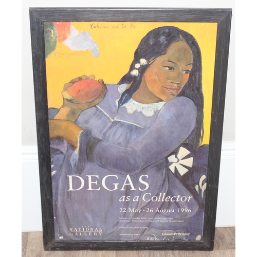 420 - 2 vintage posters, on Degas as a Collector 1996 at the National Gallery & the other Summerscope at t... 