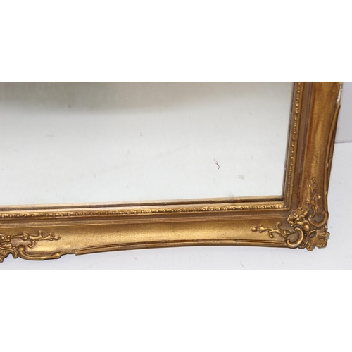 379 - 2 vintage gold painted mirrors, the largest approx 56cm x 44cm