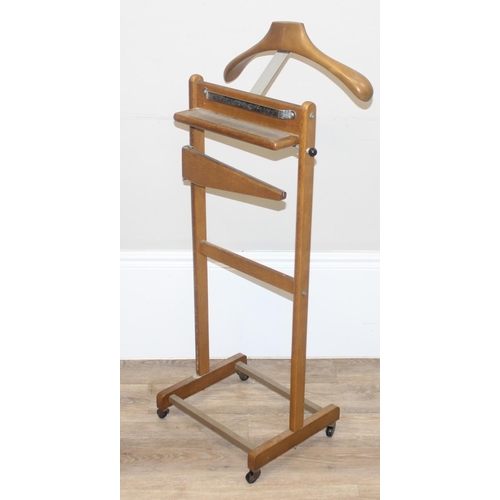 183 - Vintage valet or clothes stand, The Versatile Valet by Corby of Windsor, approx 104cm tall