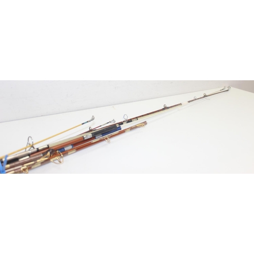 782 - 7 x Canadian build fishing rods to include examples by Major rods & Algonquin Blanchard