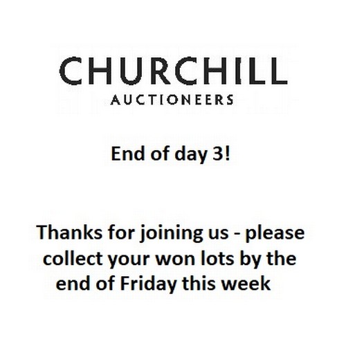 2500 - Thank you for bidding today! 

Next sale is on 4th & 5th November 

Please collect your purchased lo... 