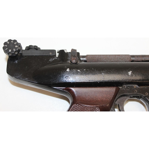 1409 - A vintage Webley Typhoon air pistol