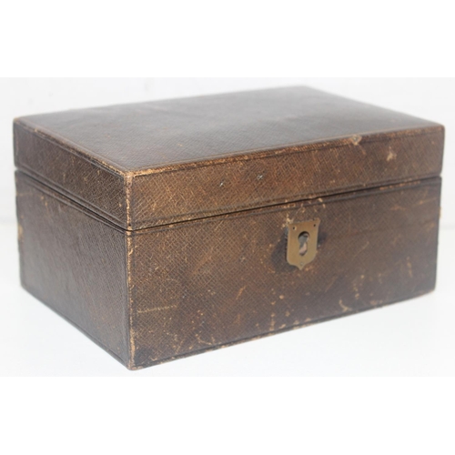 1607 - Qty of assorted vintage wooden boxes and advertising items to inc a Victorian Moroccan leather jewel... 