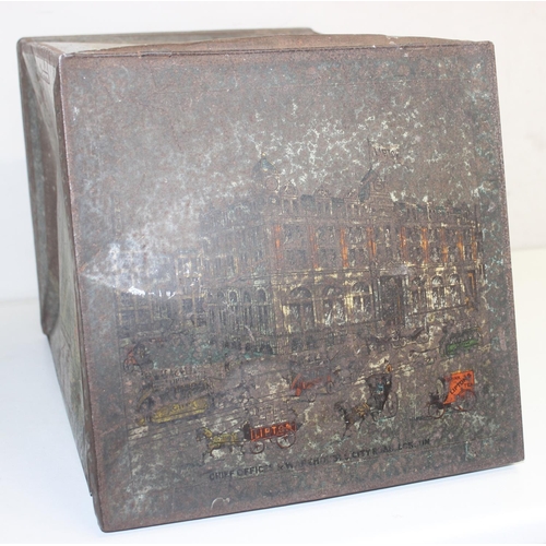 1612 - An early 20th century 'Lipton Ceylon' shop display tin: each side with polychrome lithograph of a pl... 