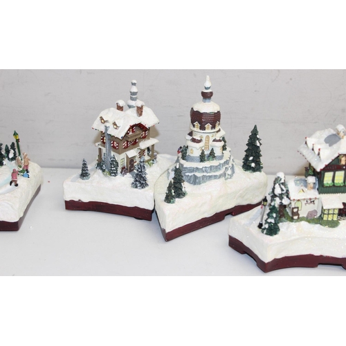 1643 - The Bradford Exchange Limited: My Little Christmas World Collection Christmas Village decorations/or... 