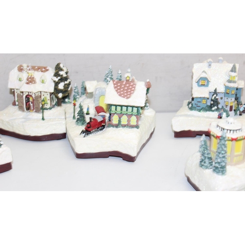 1643 - The Bradford Exchange Limited: My Little Christmas World Collection Christmas Village decorations/or... 