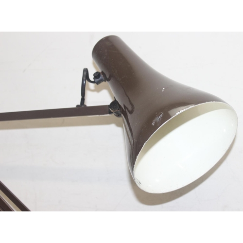 234 - A vintage brown Anglepoise Apex 90 desk lamp